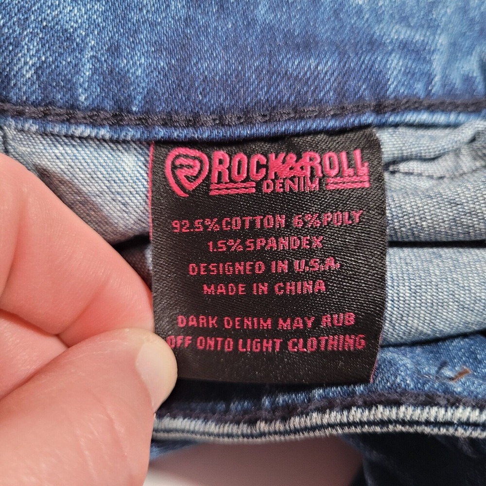 Rock & Roll Jeans Women 29 x 32 High Rise Flare Denim Jeans NWT - Picture 6 of 7